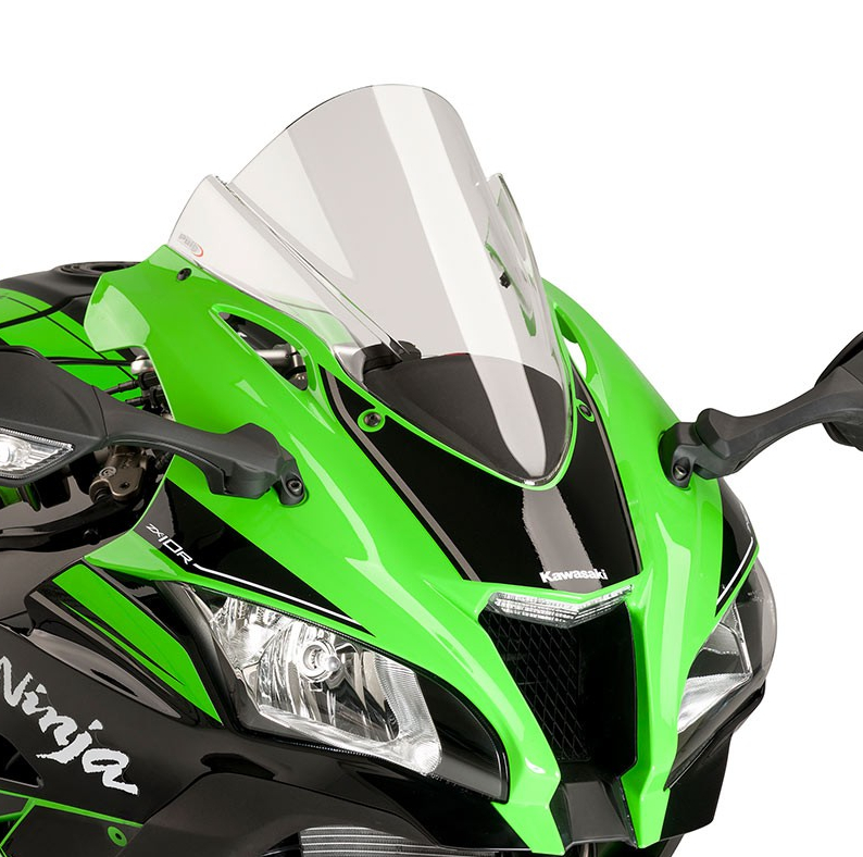 8912W - PUIG СПОРТИВНОЕ СТЕКЛО KAWASAKI ZX10R 2016-2020