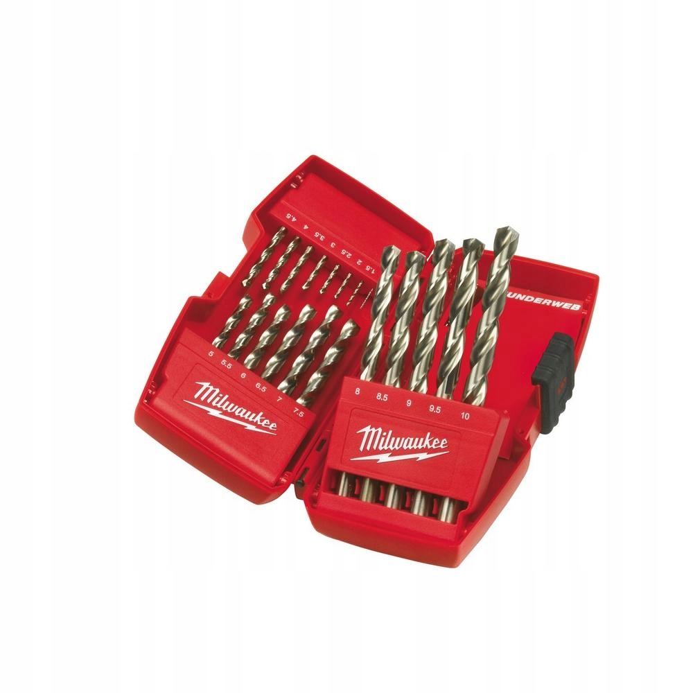 

Milwaukee Zestaw wierteł do metalu Hss-g 19 szt