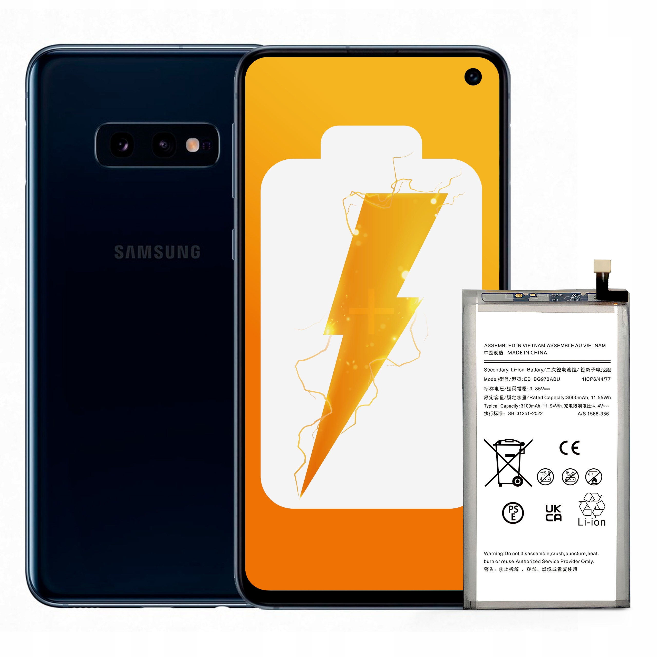 Bateria Do Samsung Galaxy S10e Nowacell 3000 mAh