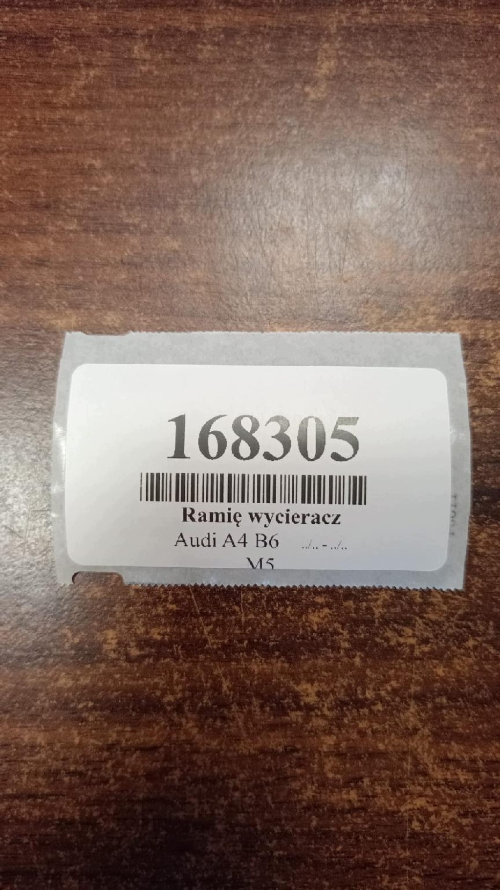 AUDI A4 B6 ablaktörlő kar eleje 8E1955407A