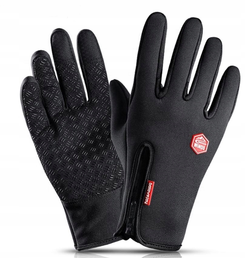 RĘKAWICZKI DOTYKOWE SURVIVAL ZIMOWE NA ROWER