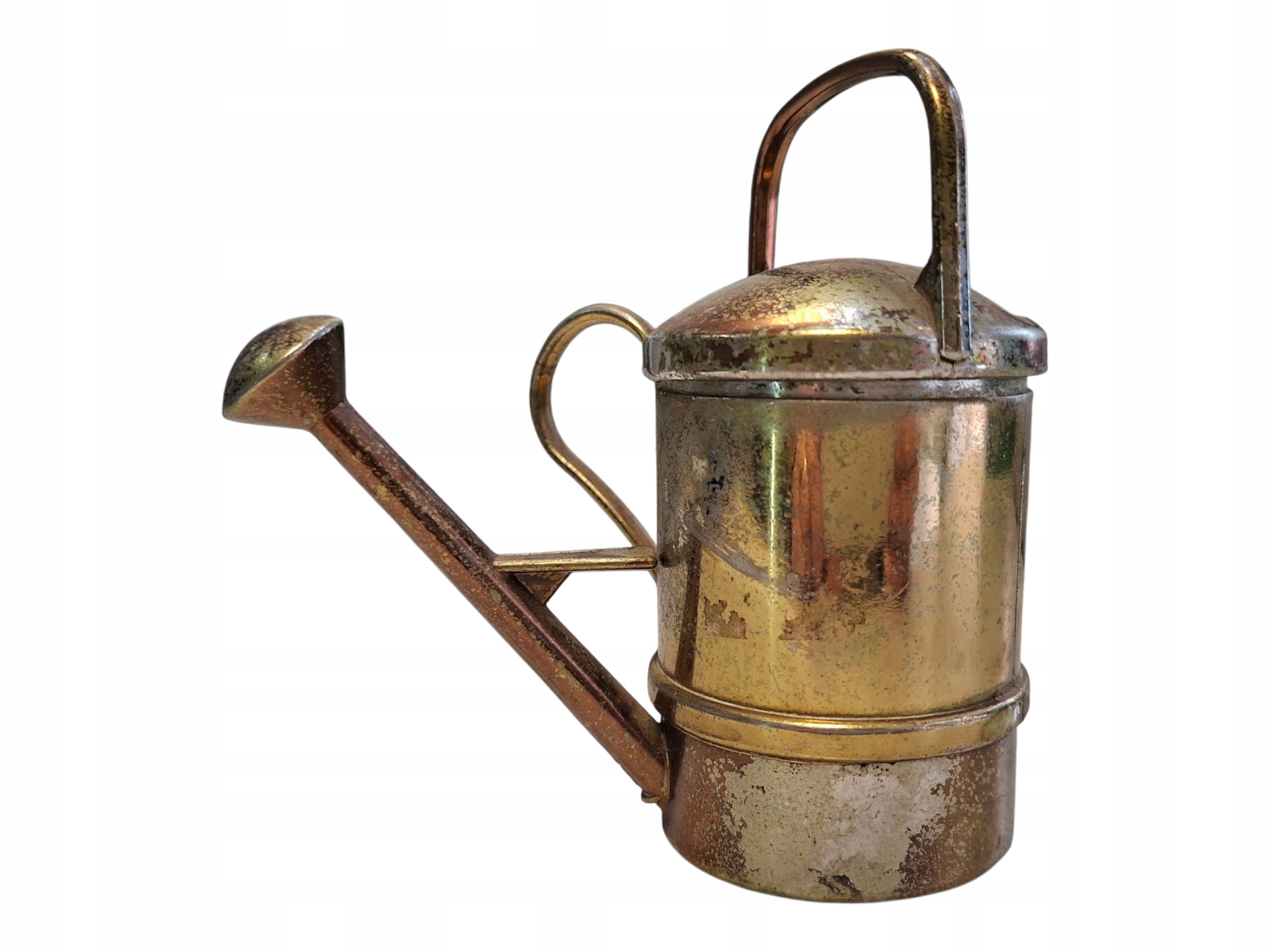 Mała mosiężna konewka ozdobna