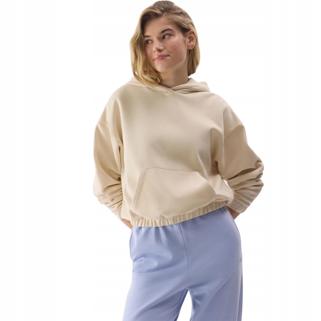 Mikina 4F F1057 krémová 4FWSS24TSWSF1057 12S Vel. Xs