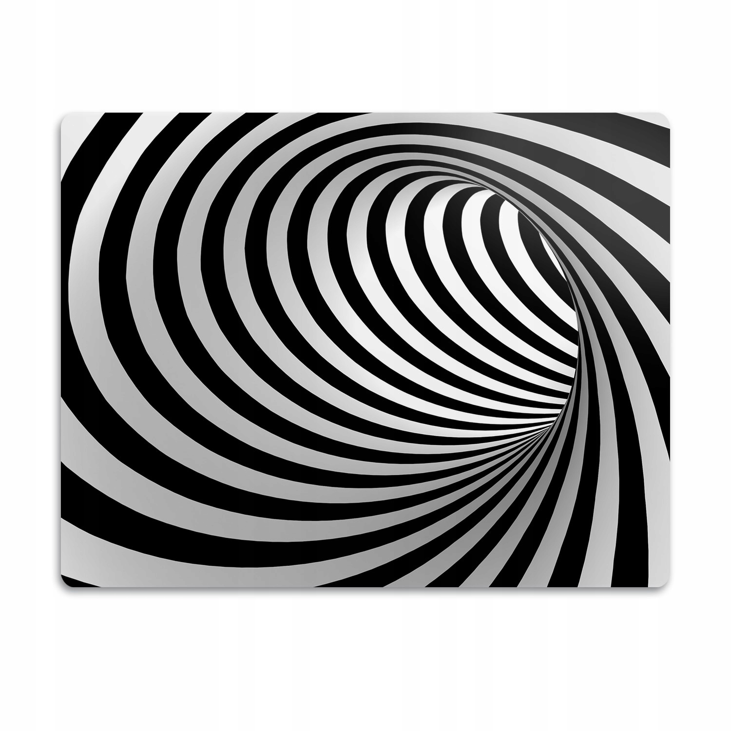 Levně Voděodolná podložka pod misku Černobílý vír 60x40