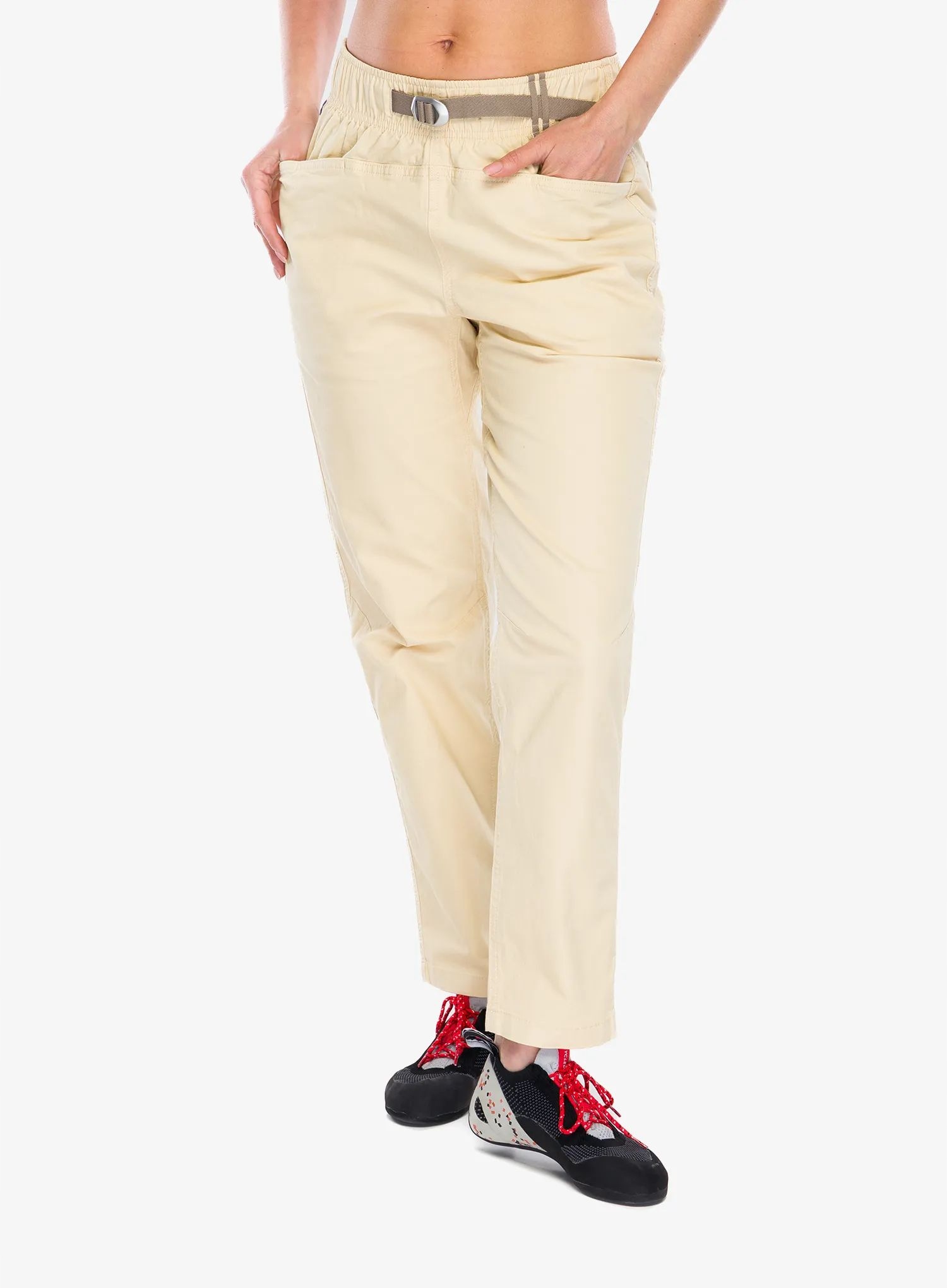 Dámské lezecké kalhoty Black Diamond Ethos Pants bílá barva S