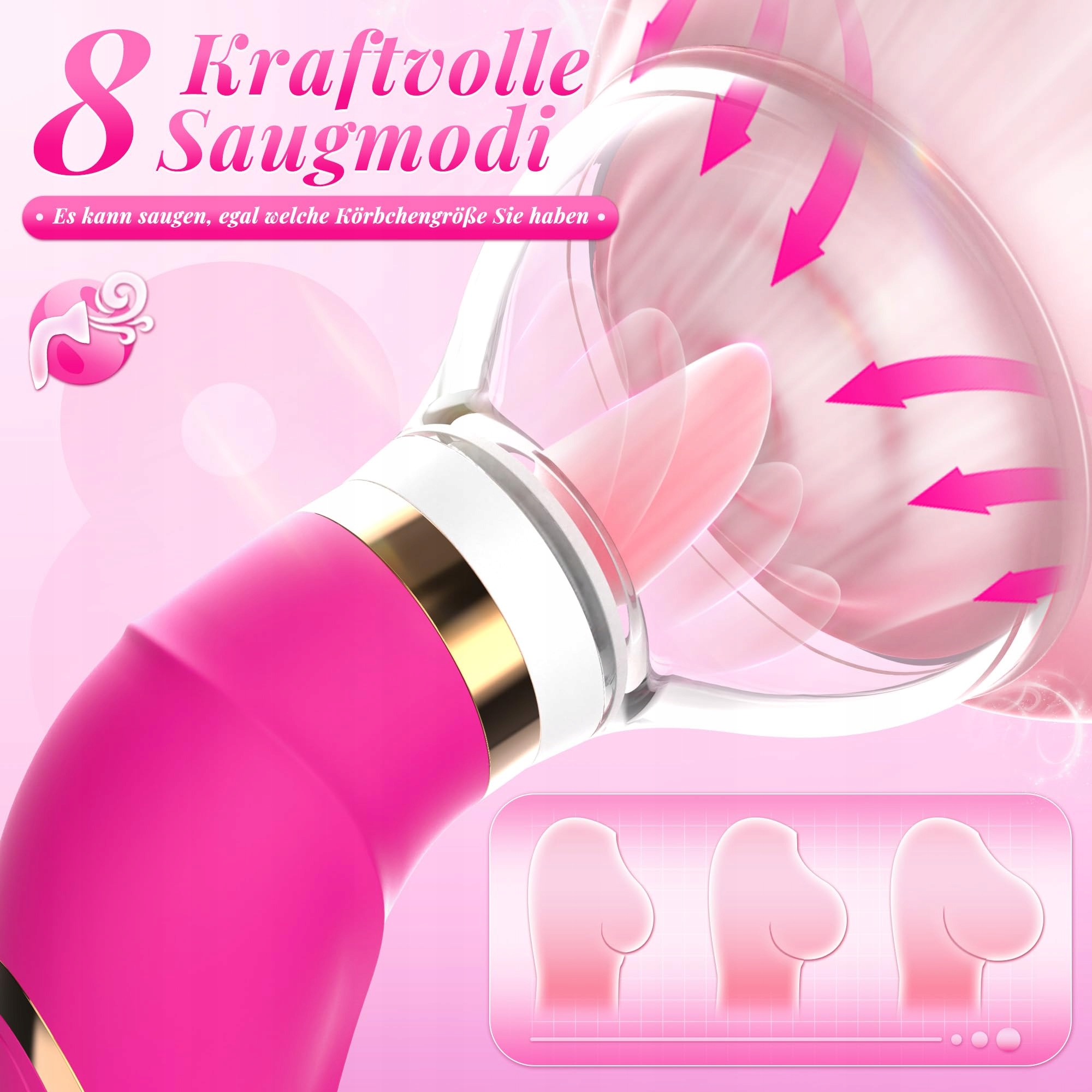 APP VIBRATOR Wibrator Dla Kobiet Z Aplikacją Do Stymulacji Klitorisu — miniatura 2