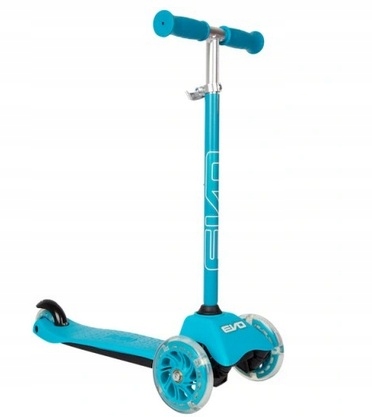 Evo Hulajnoga trójkołowa Led 20kg morska