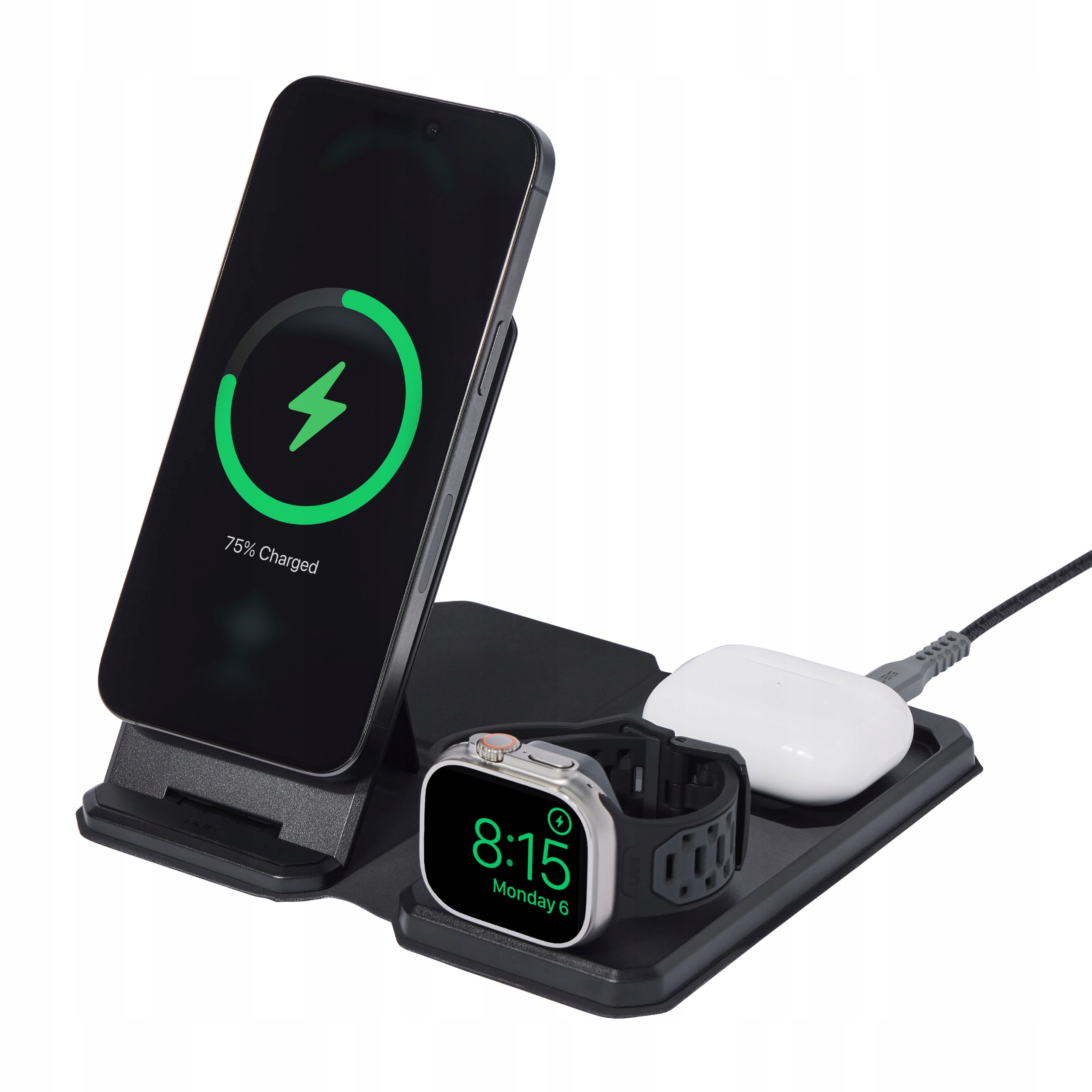 Ładowarka MagSafe Uag Srge 3-in-1 Travel Desktop Charger Składana Etui