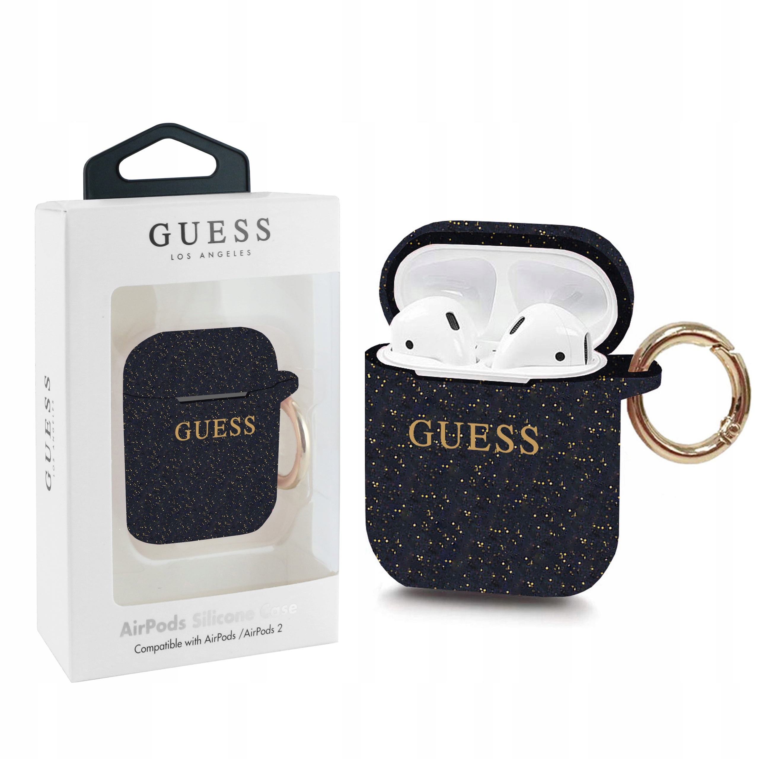 Oryginal etui GUESS silicone case na AirPods 1 / 2