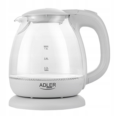 

Czajnik elektryczny szklany Adler AD1283G 1l 1100W
