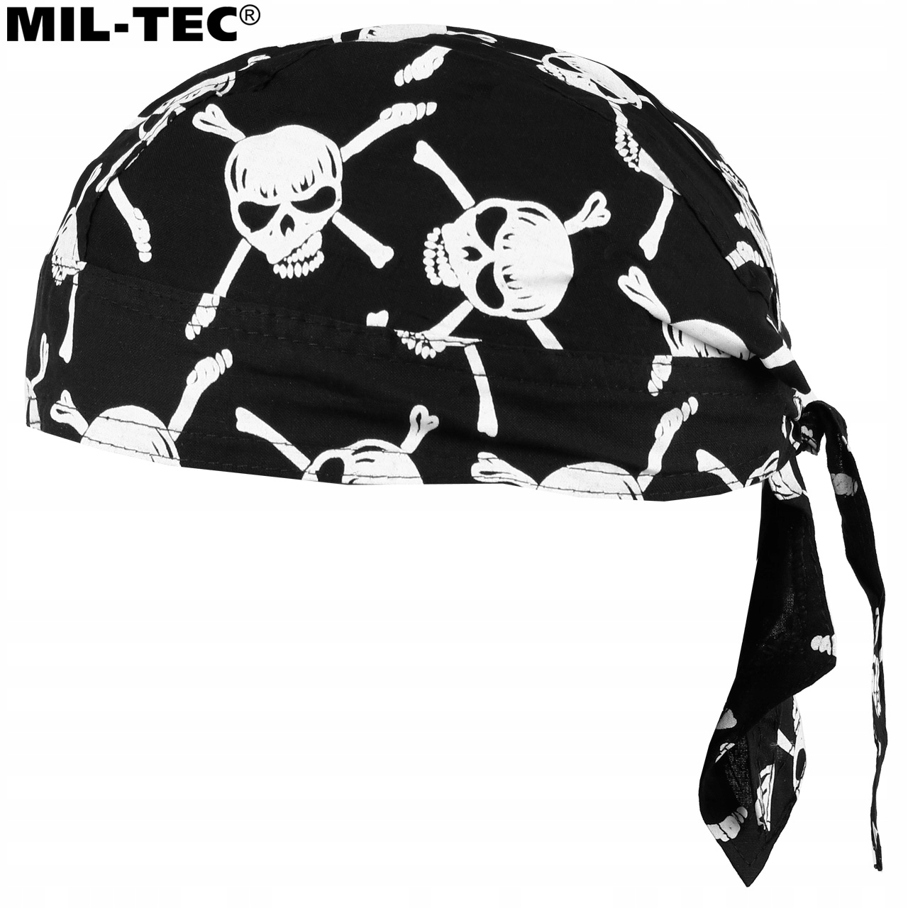 CHUSTA BANDANA BANDAMA CZASZKI SKULLS CZARNA Marka Mil-Tec