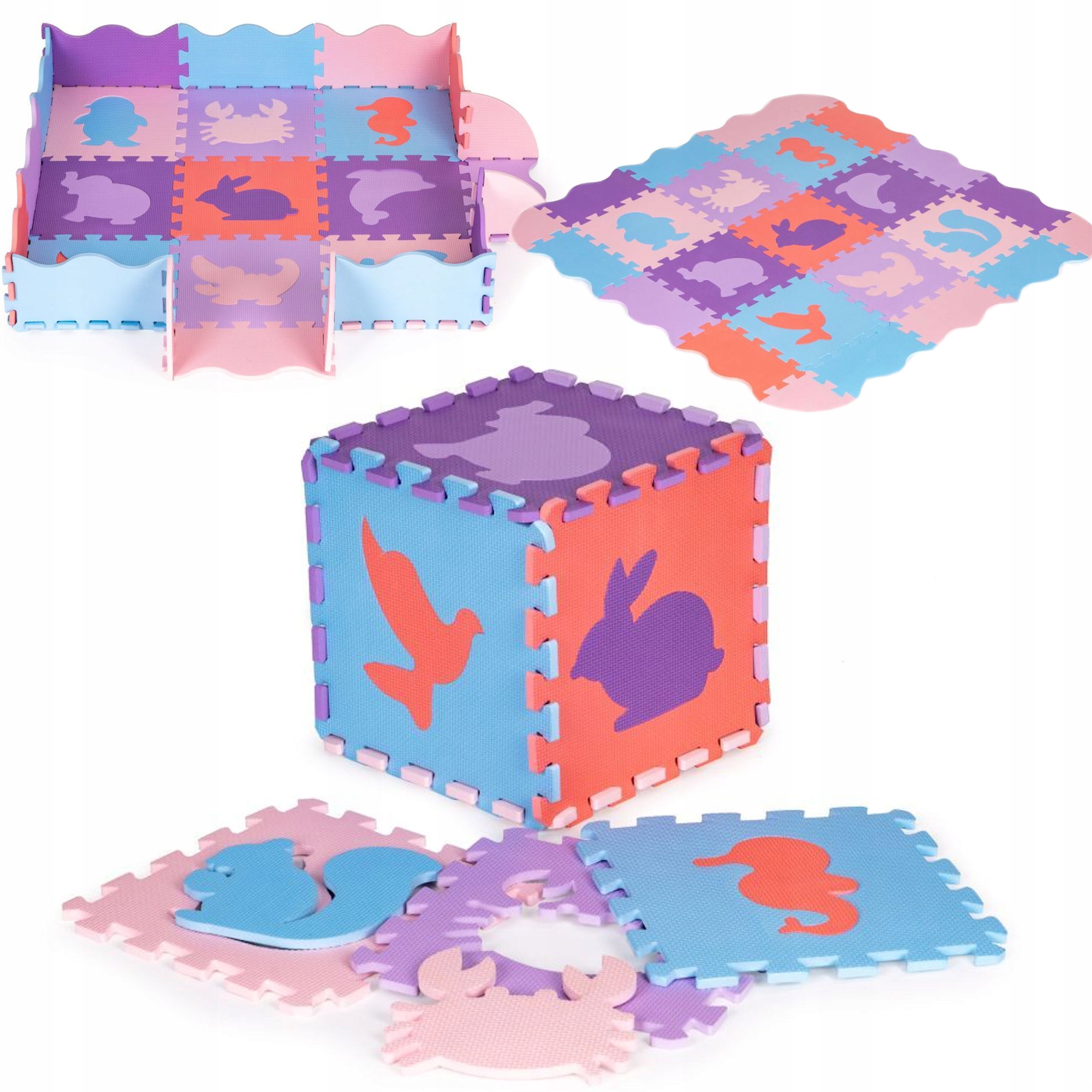 

Mata Puzzle Piankowe Edukacyjna Gruba Duża 25szt.