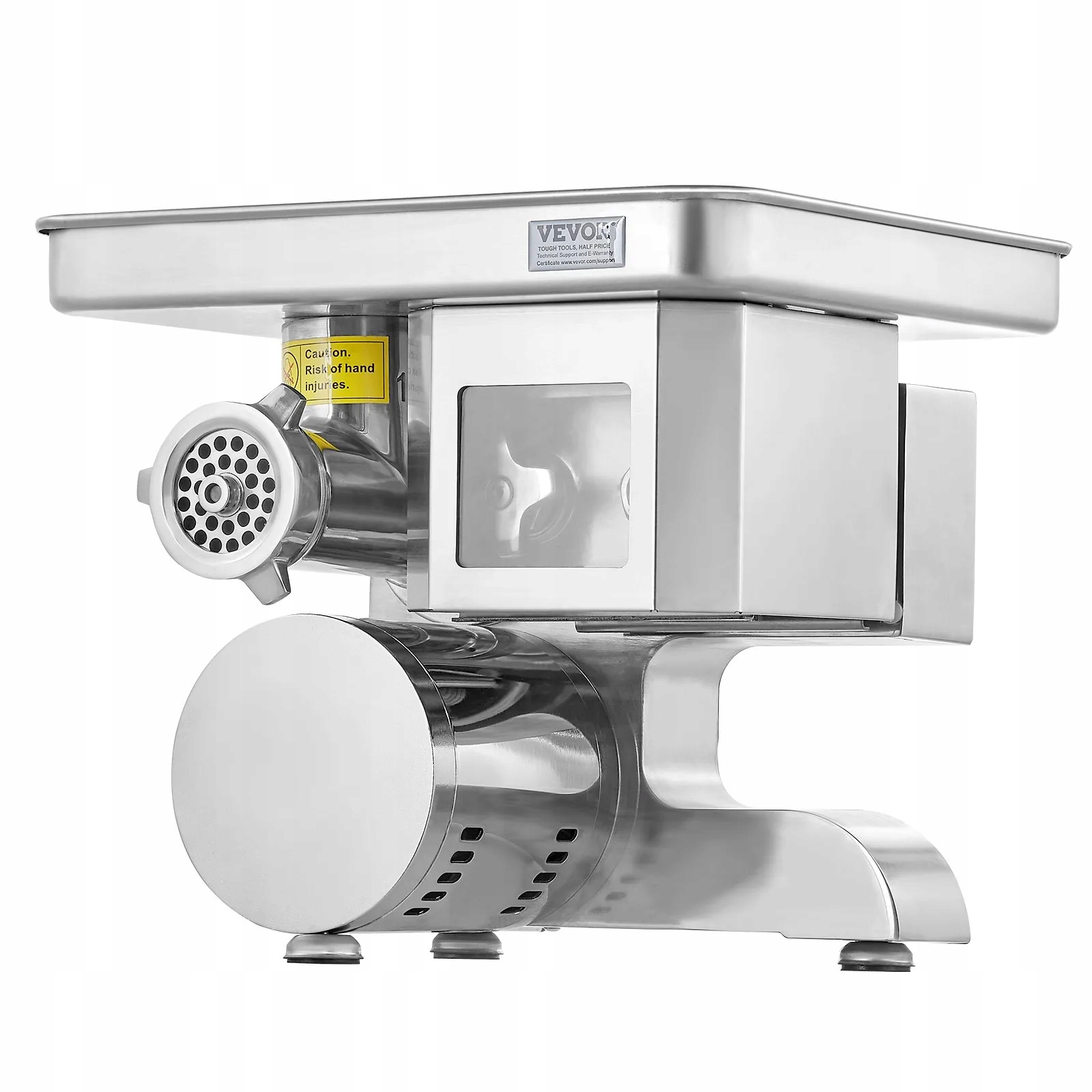 Elektrický mlýnek na maso a klobásy 5 kg/min nerezová ocel 5 mm ostří