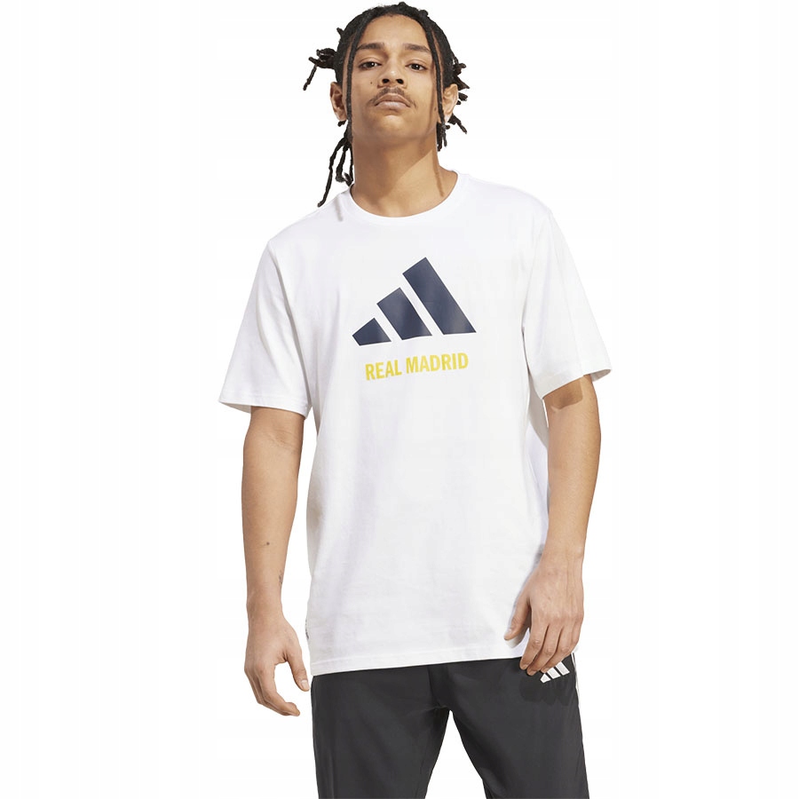 Tričko adidas Real Madrid 24/25 Seasonal Graphic Tee JM2124 M bílé