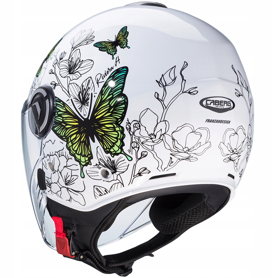 KASK OTWARTY CABERG RIVIERA V4X MUSE FLOWER r S Obwód głowy 55-56 cm