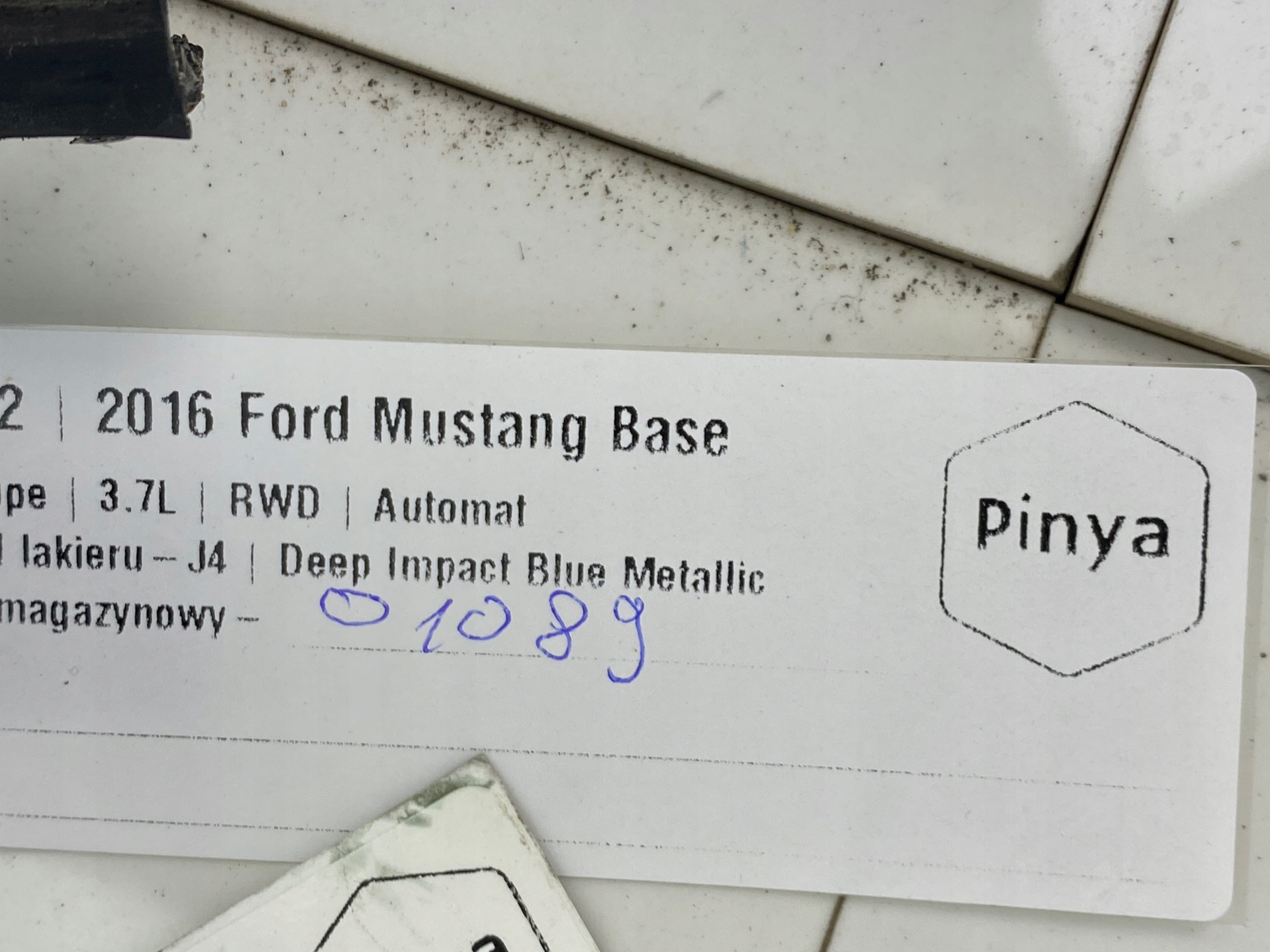 Moulage Toit Joint Ford Mustang VI 2015+ USA