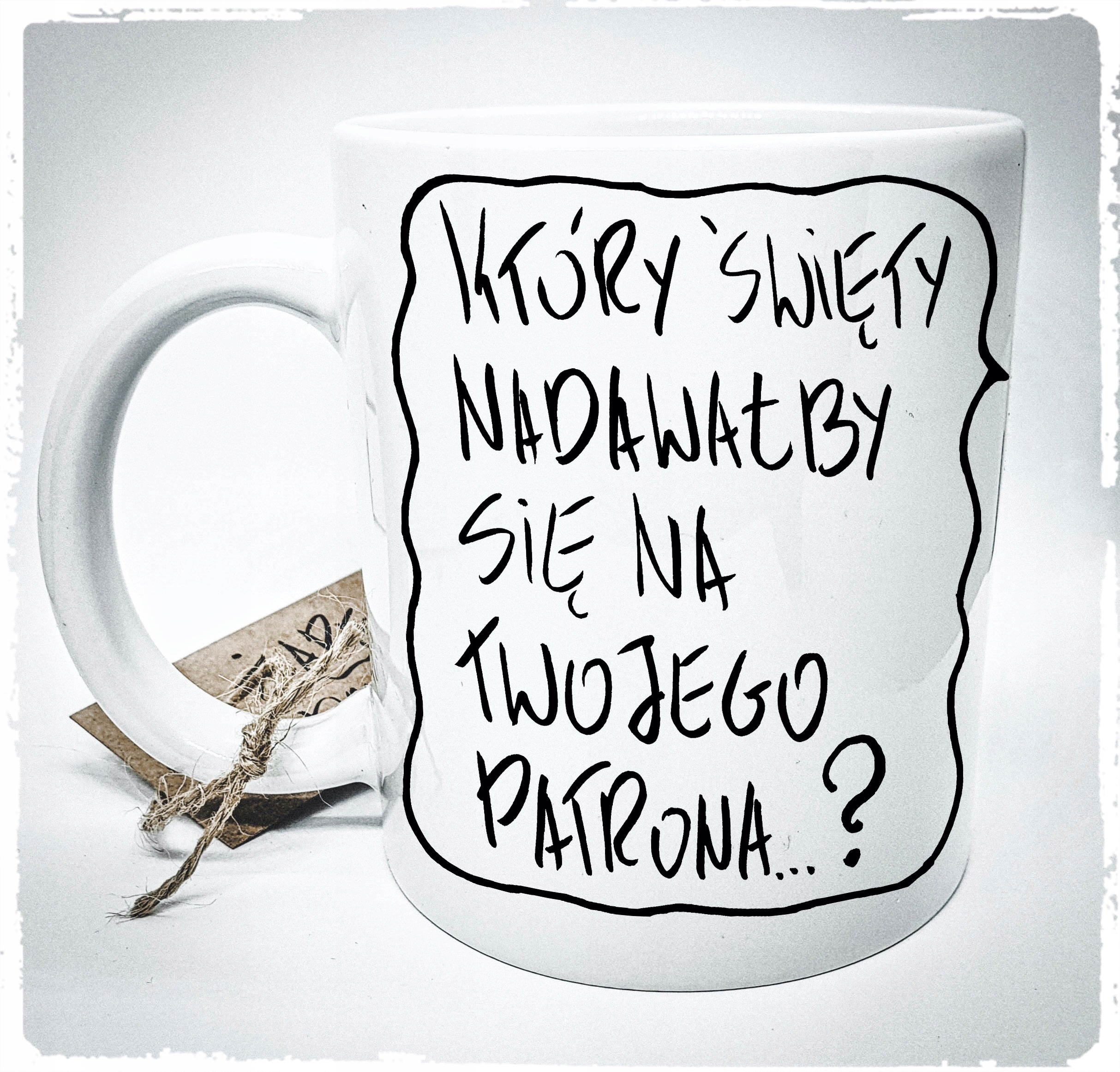 

Kubek ,,Święty spokój'' 330ml Żartowniś Ponury