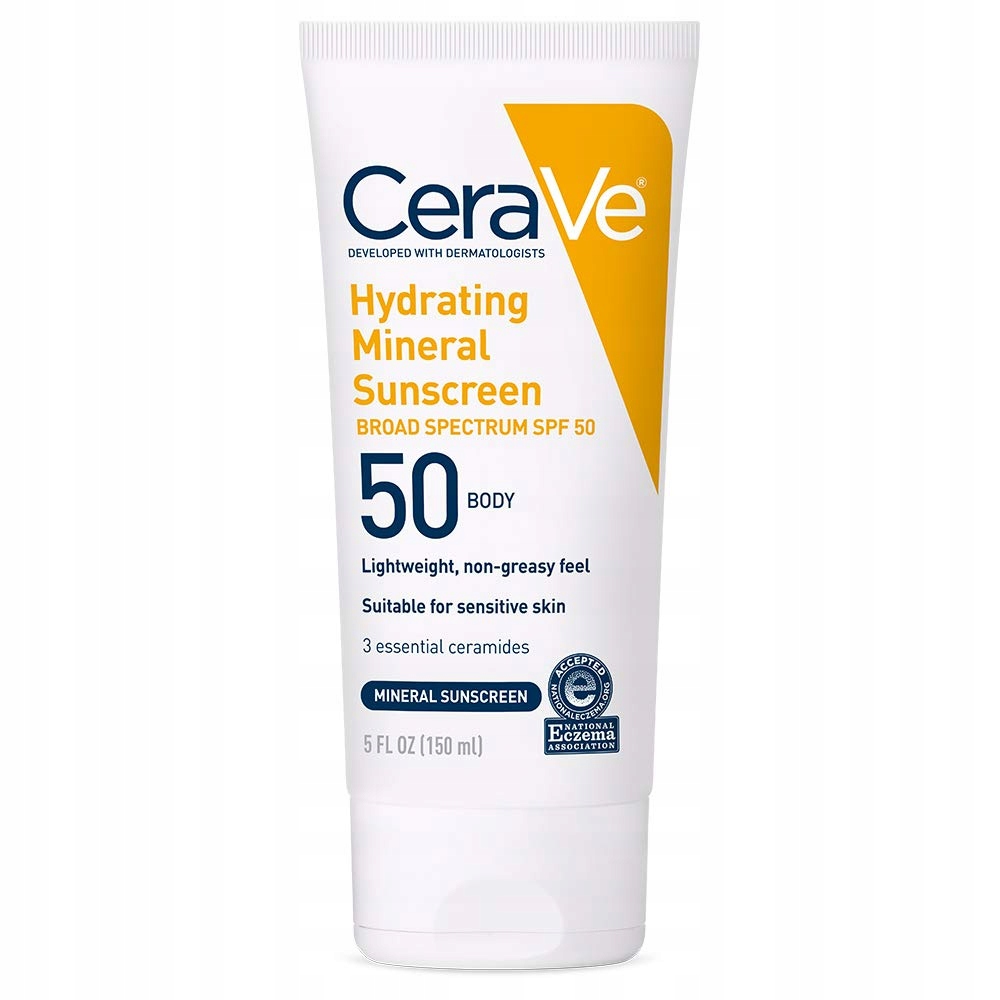 CeraVe Nawilżający balsam do ciała z mineralnym filtrem SPF50 150ml