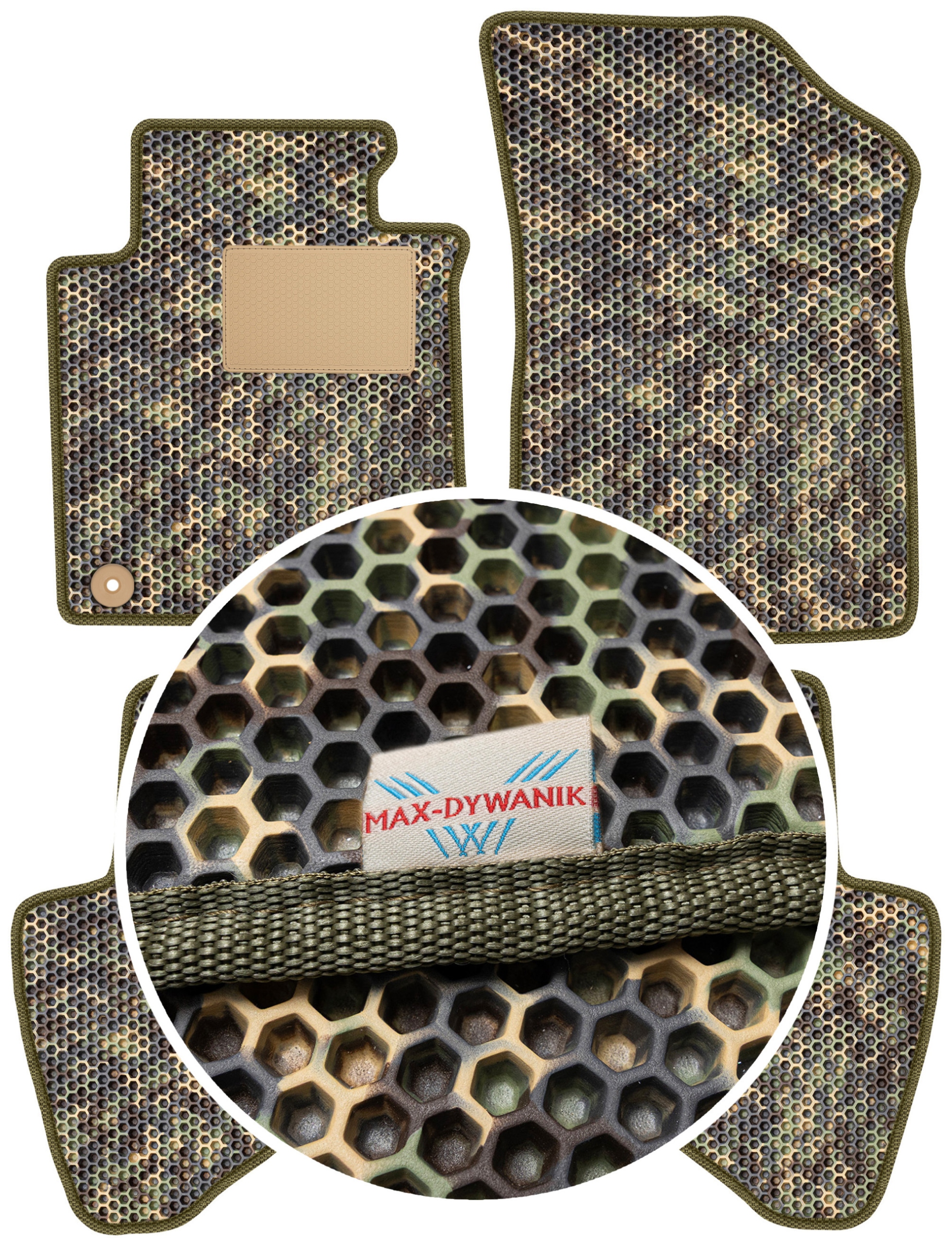 Toyota Aygo I 2010-2014 Gumové rohože do auta Eva Moro