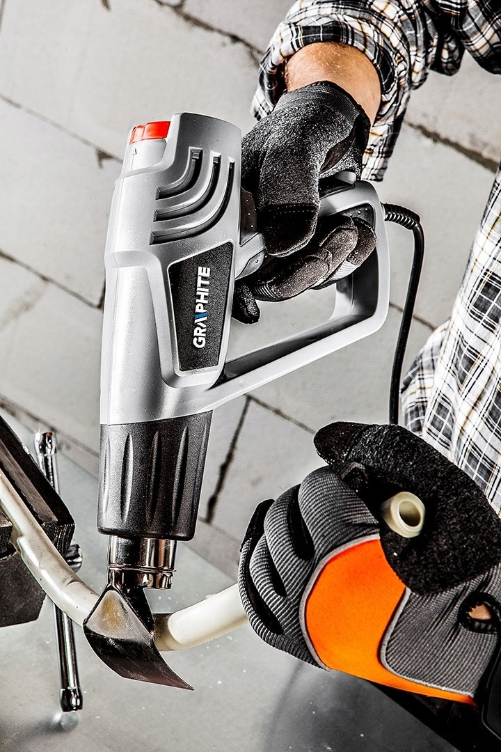 OPALARKA ELEKTRYCZNA WALIZKA GRAPHITE AKCESORIA Temperatura maksymalna 600°C