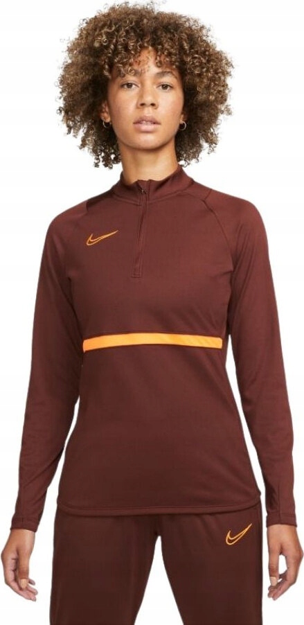 Mikina Nike Dri-fit Academy 21 Drill Top Hnědá CV2653 273 vel. M