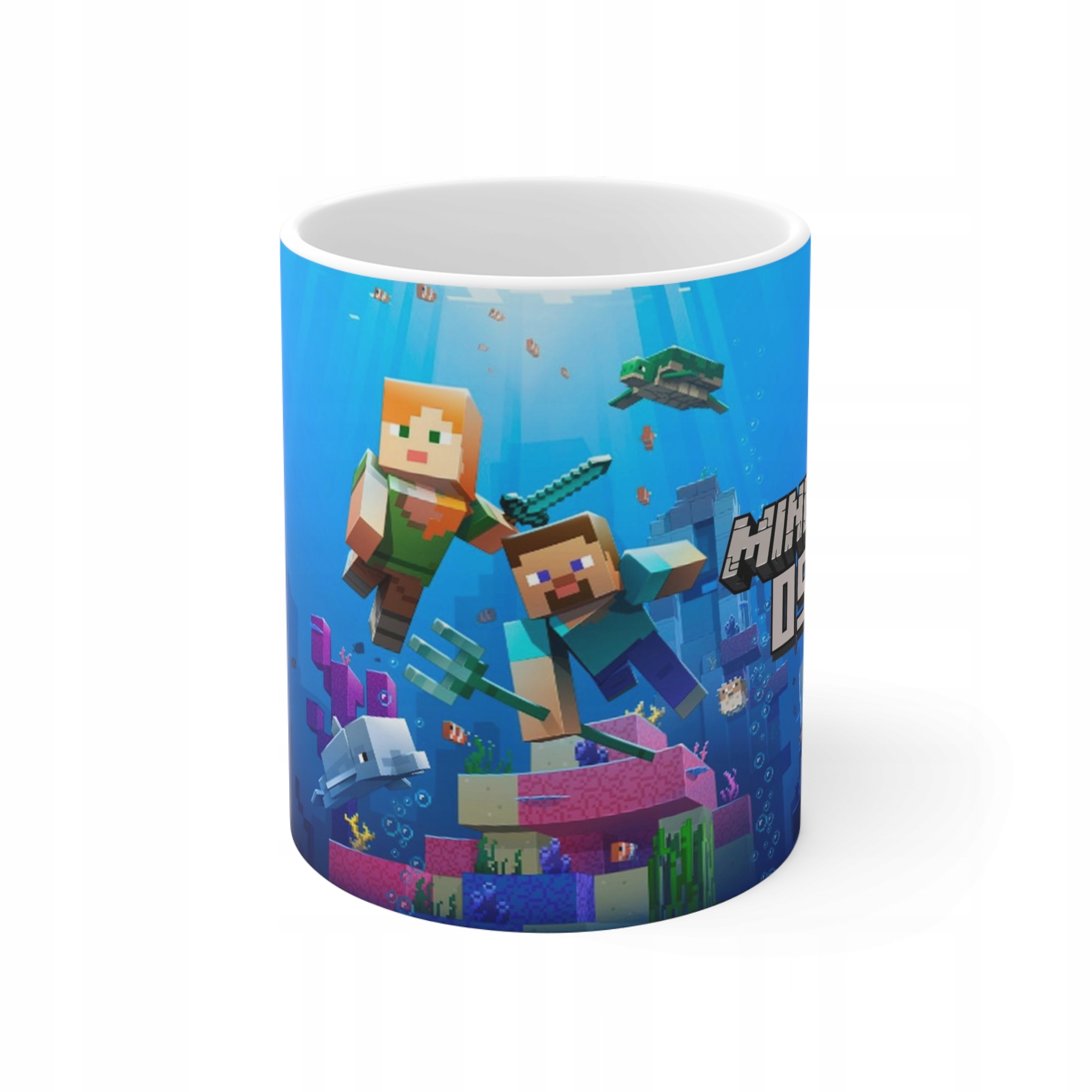 Kubek + imię Minecraft Steve kubek gracza WZORY