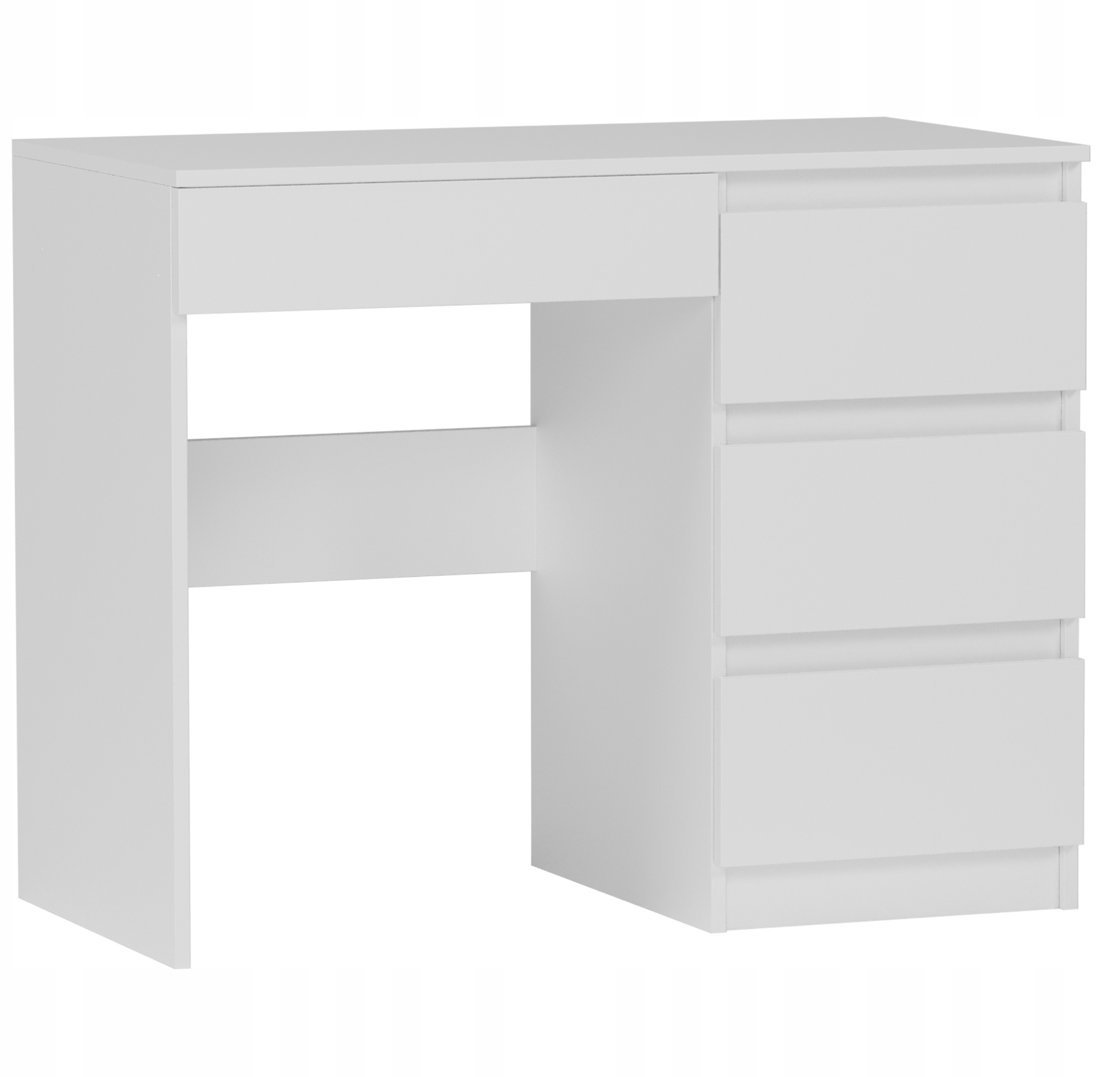 Meble Biurko komputerowe stolik 90cm białe N34