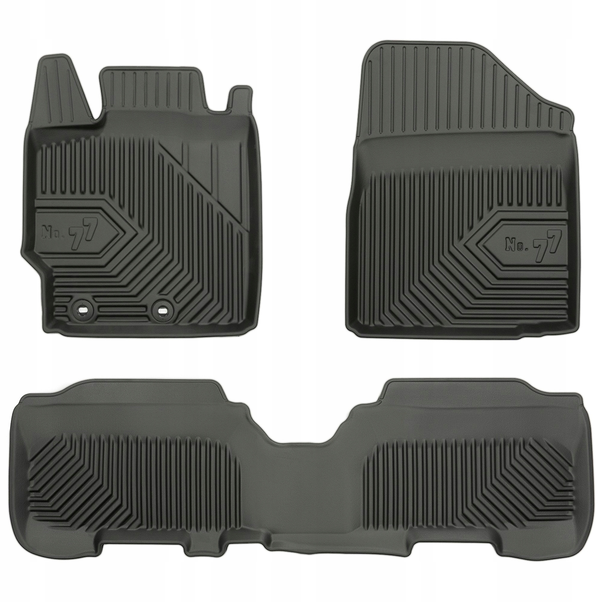 Dywaniki gumowe No.77 Toyota Yaris II 2005-2011