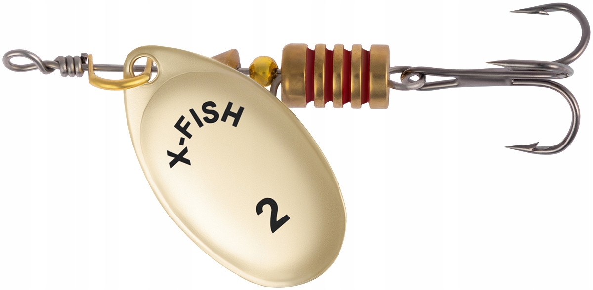 Obrotówka Spinning X-Fish Stark nr 2 4,5g Gold