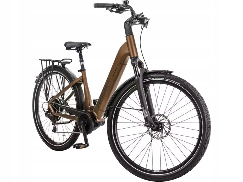 Rower elektryczny Romet E-Modeco Urb 2.0 U17 28 cali Brązowo-czarny