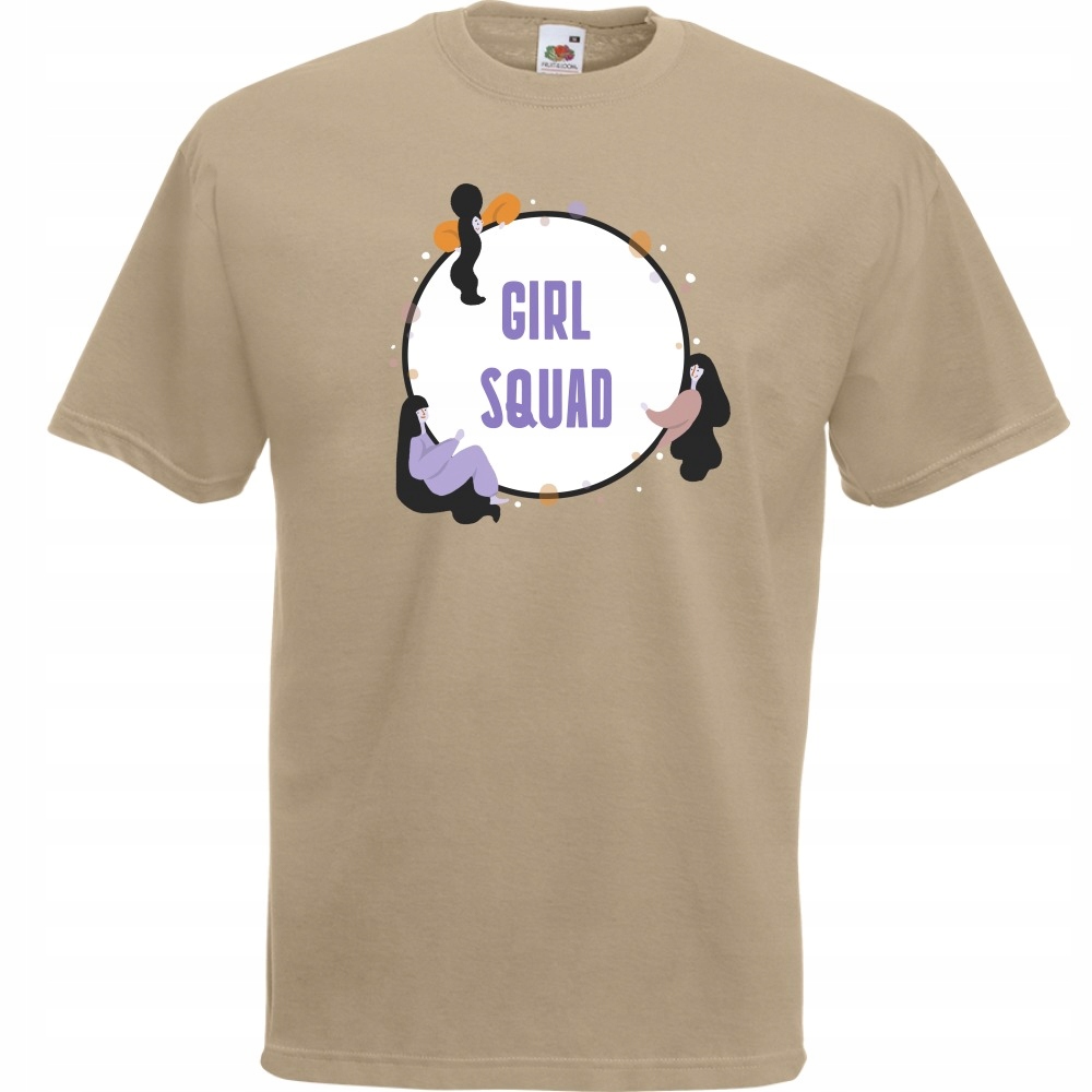 

Koszulka girls squad girl power L khaki