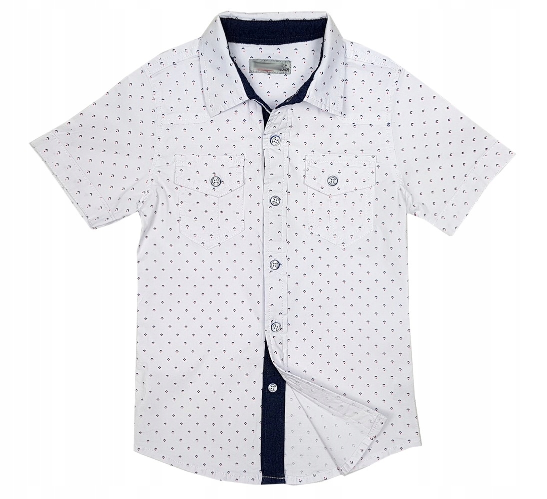 

Koszula bawełniana Korda r 14 - 140 White + gratis