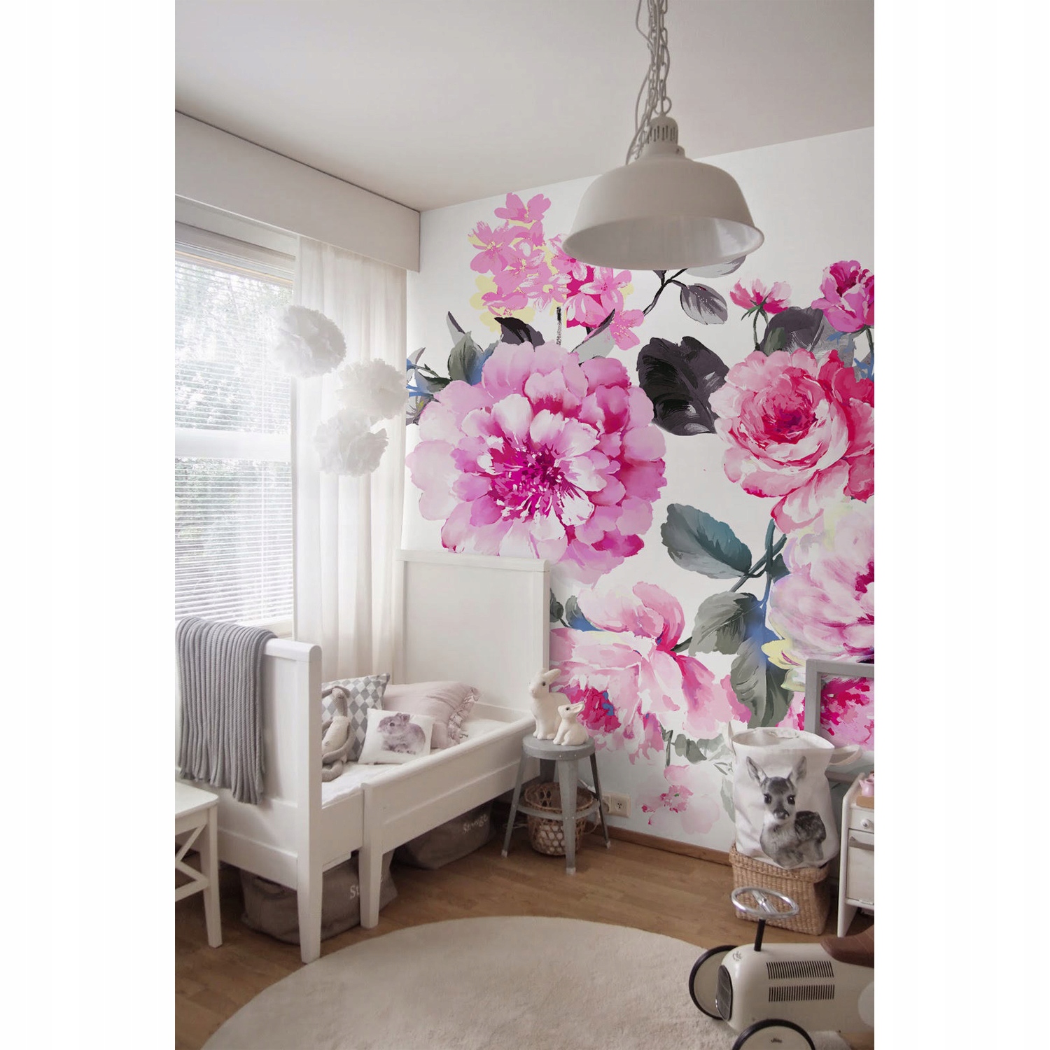 

Fototapeta Eleganckie kwiaty i liście 250x250 cm