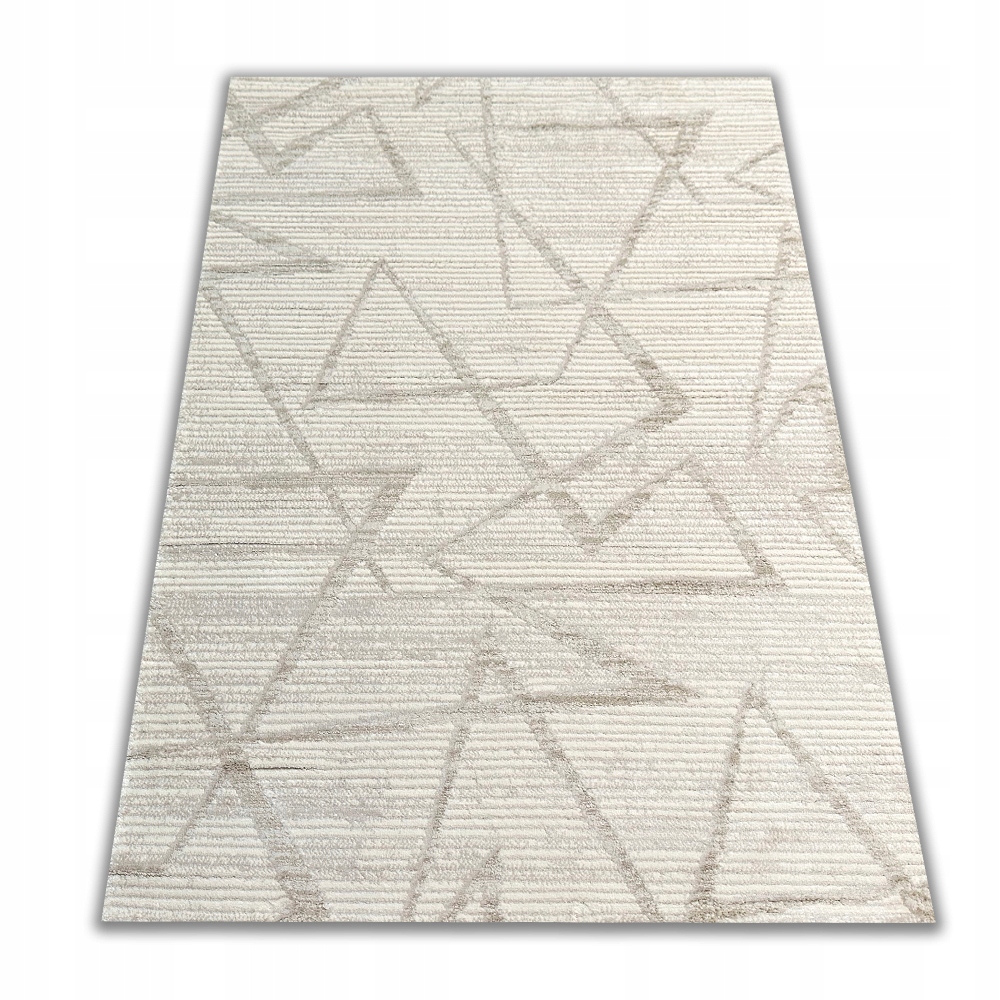 Elegantný Štýlový Krémový Koberec 120x170 Mäkký A Hustý Do Obývačky