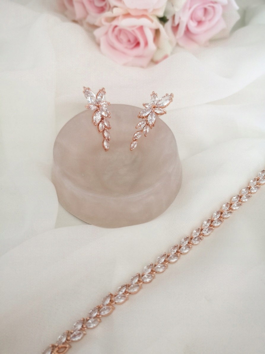 Kolczyki Amore Rose Gold