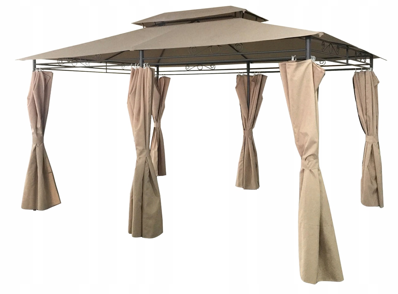 Stan Zahradní pavilon se stěnami 3x4 m, béžový