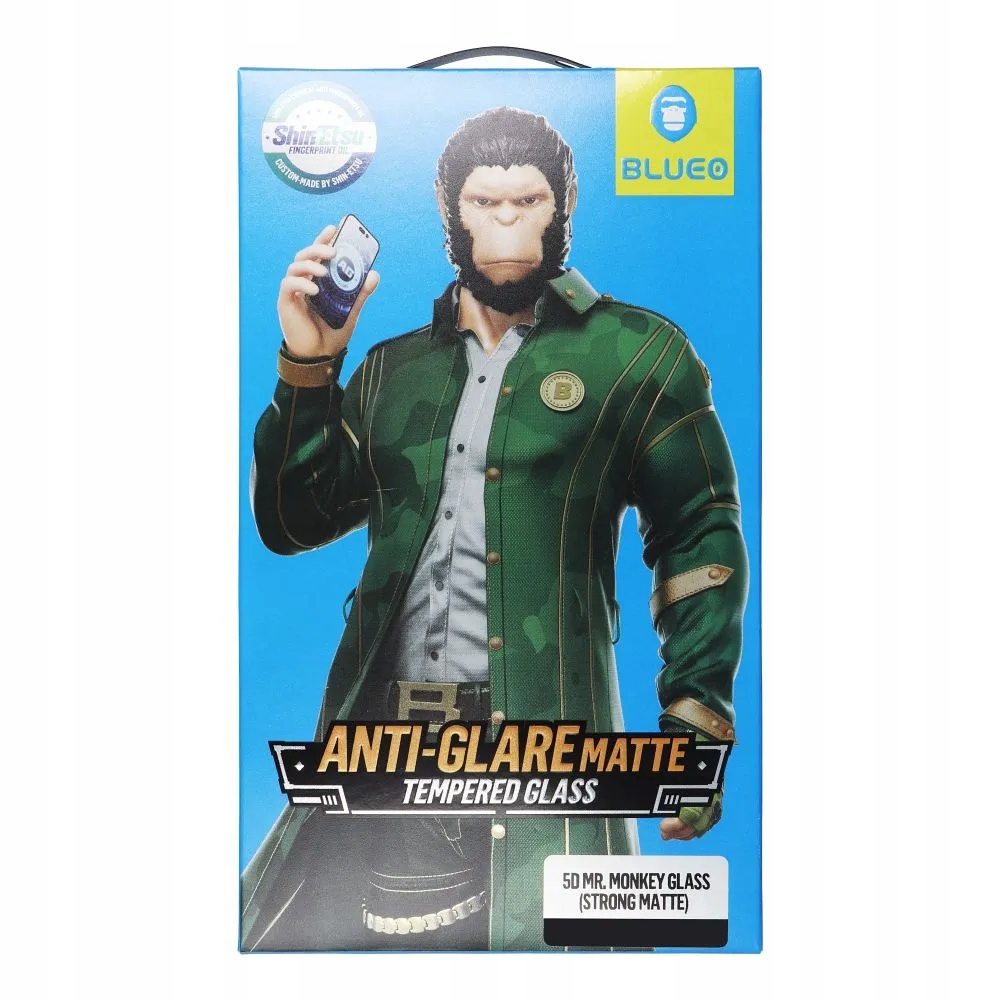 Szkło Hartowane 5D Mr. Monkey Glass Apple iPhone 13 czarny (Strong Matte)