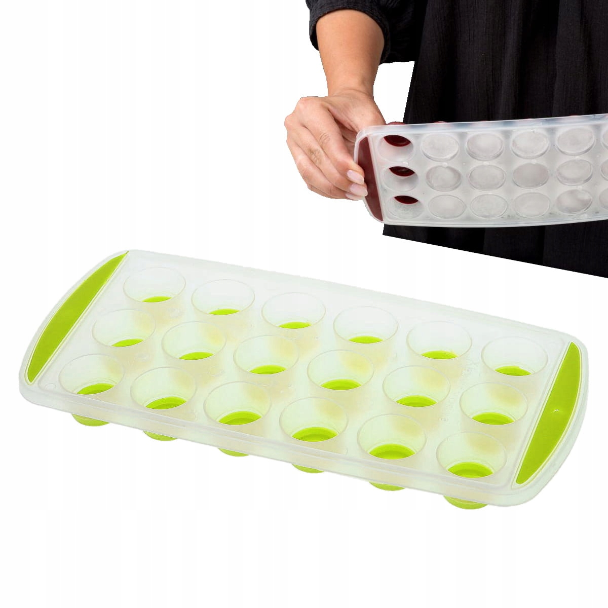 

Foremki do lodu plastikowo silikonowe mix kolorów