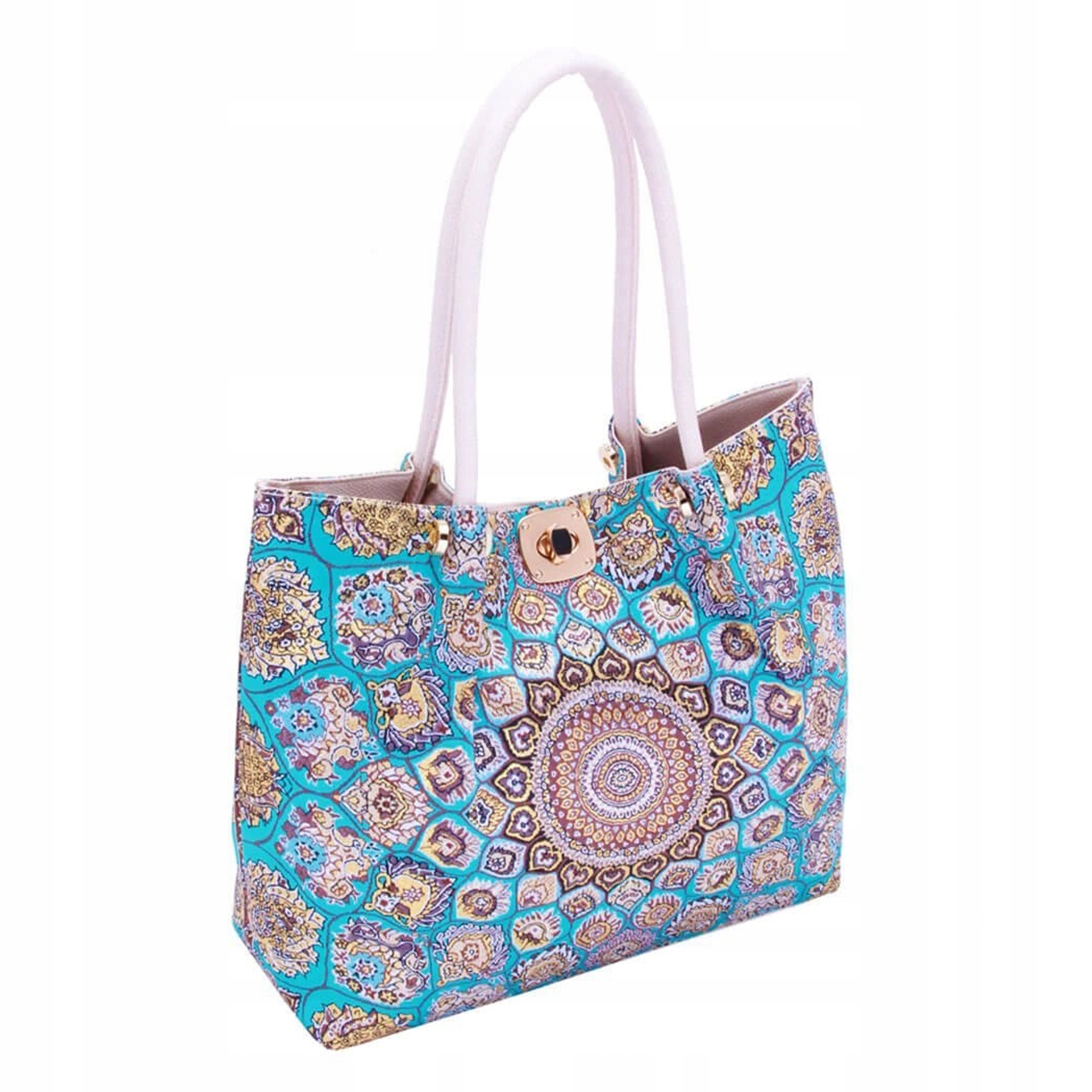 Dámská kabelka Kabelky Ekokůže Na Rameno Shopper Turecké Orientální vzory