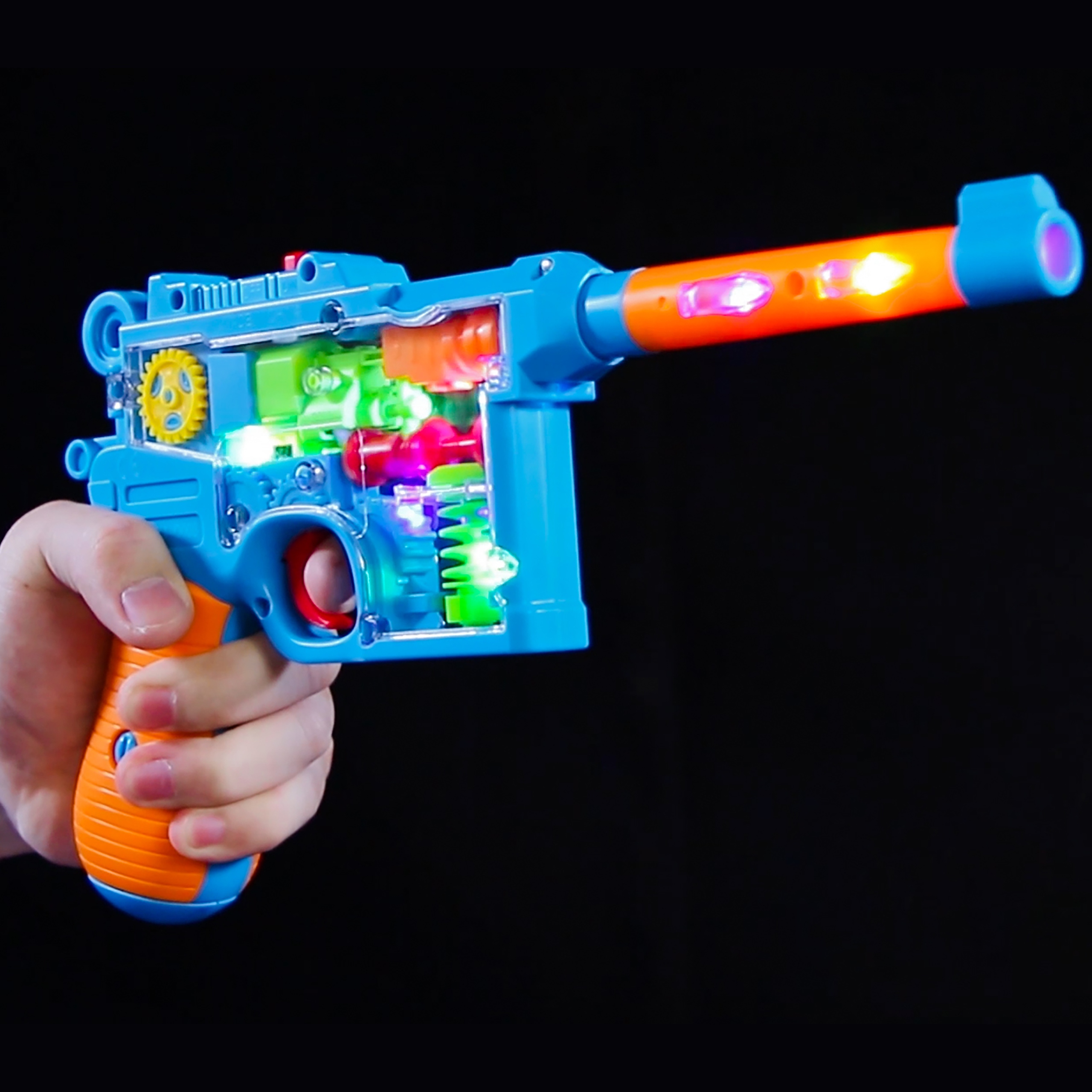 PISTOLET DLA DZIECI DŹWIĘKOWY ŚWIECĄCY NA BATERIE Marka Pozostałe