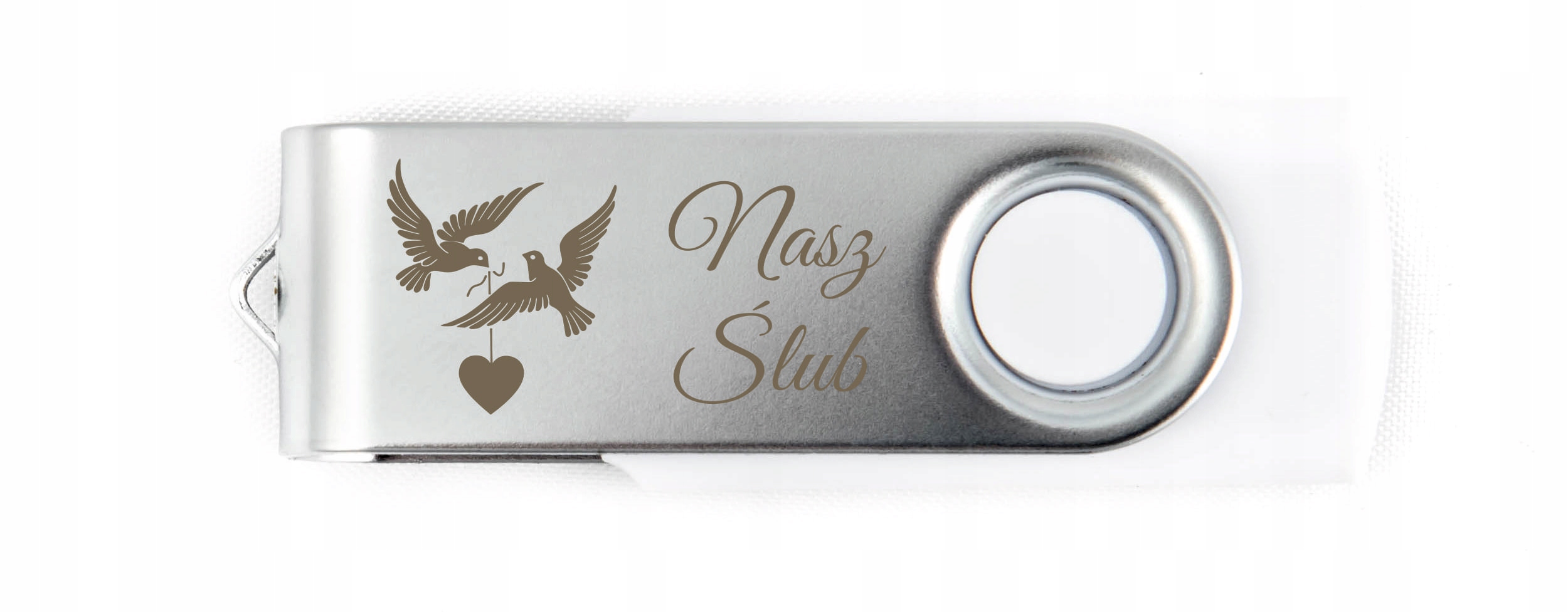 Pendrive Pamięć USB 16 GB 3.0 z grawerem ślubnym Pojemność 16 GB