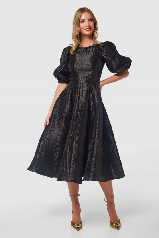 Černé rozšířené Šaty Closet London 40