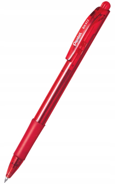 

Długopis automatyczny BK417 0,7mm Pentel czerwony