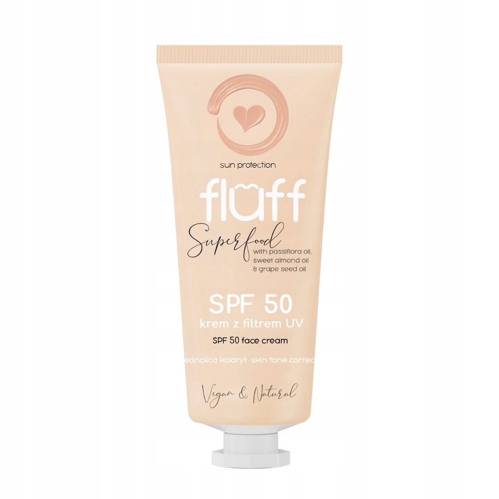 

Fluff Sun SPF50 krem wyrównujący koloryt skóry