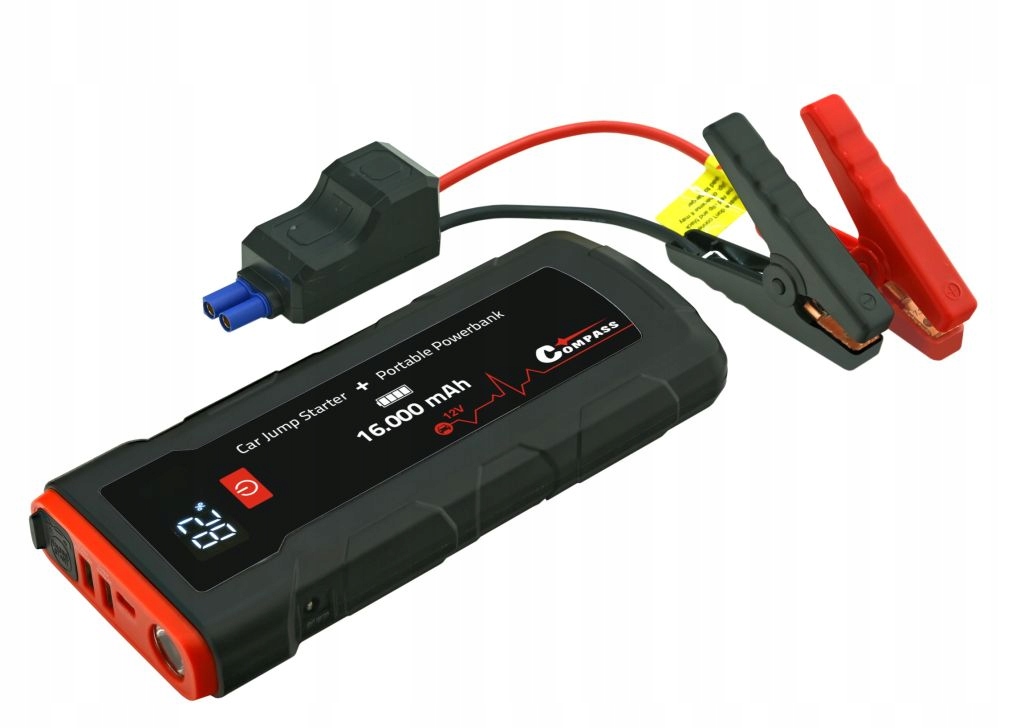 Jump starter a powerbanka 16 000mAh 2000A Compass