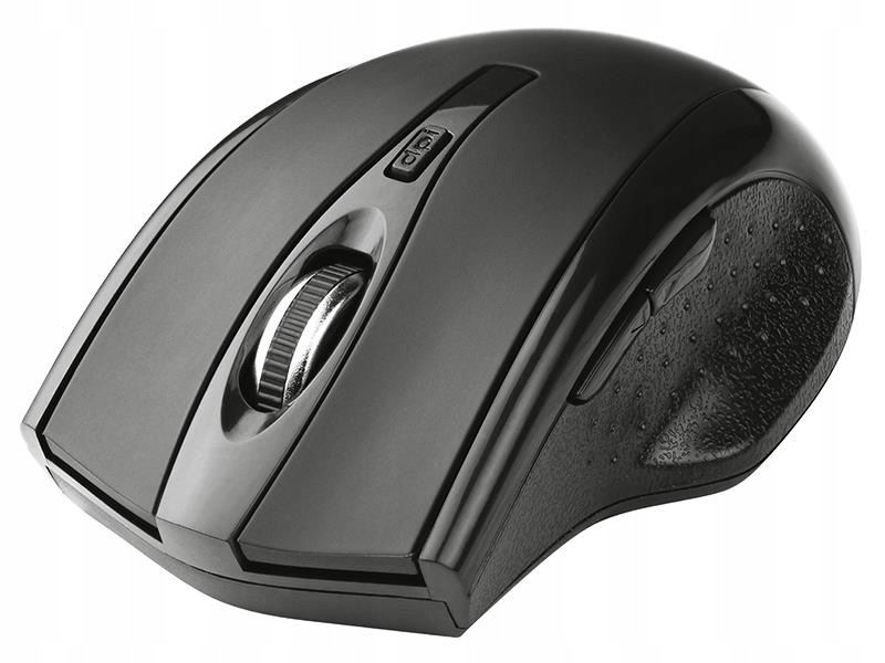 Tracer Mysz Bezprzewodowa Deff Rf Nano Black Do Komputer Laptop Biuro Dom