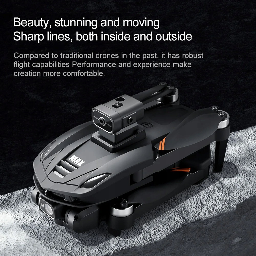 V168 Pro Max Dron Gps z kamerą 8K WiFi Fpv 360 Ekran omijanie przeszkód