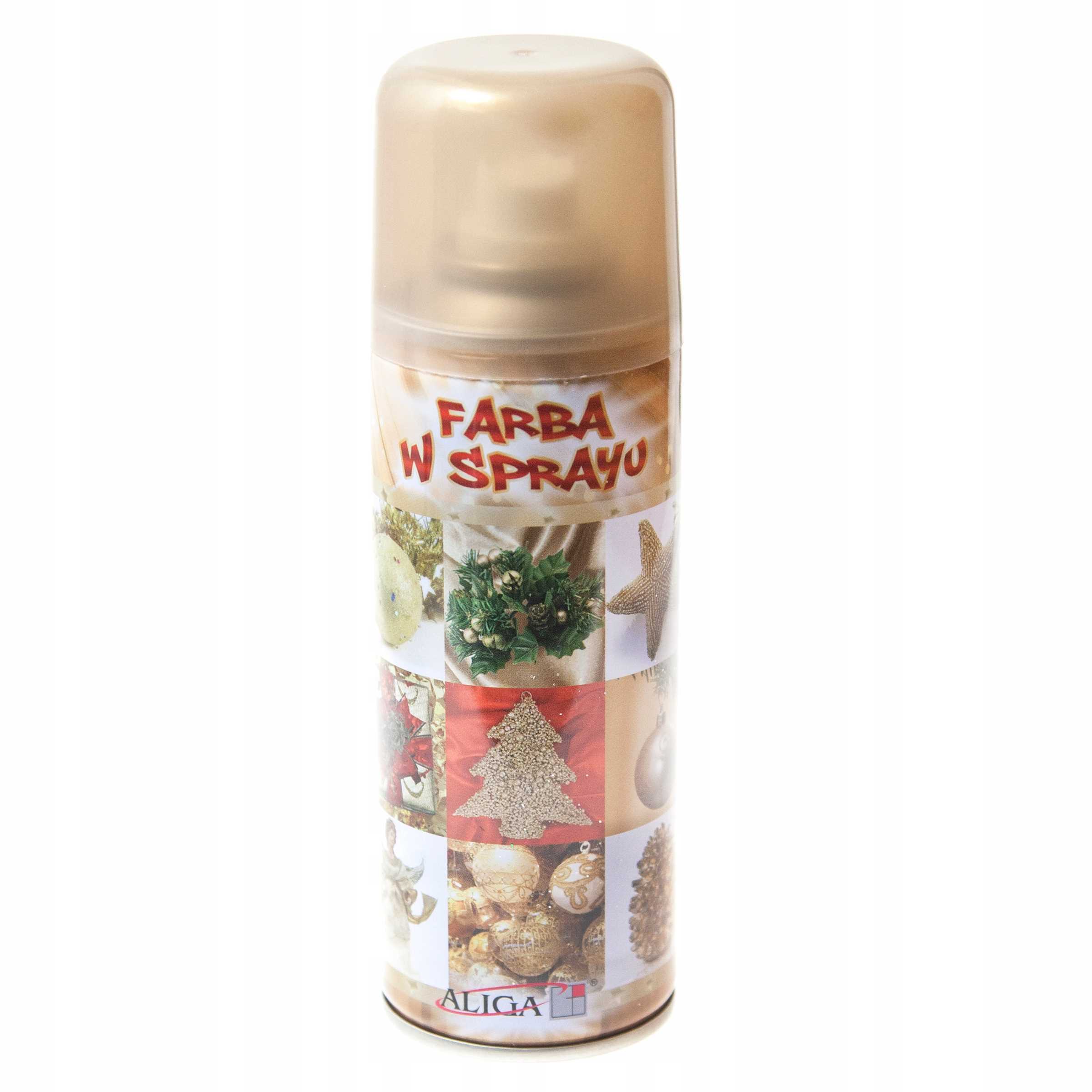 farba w sprayu ZŁOTA — 4