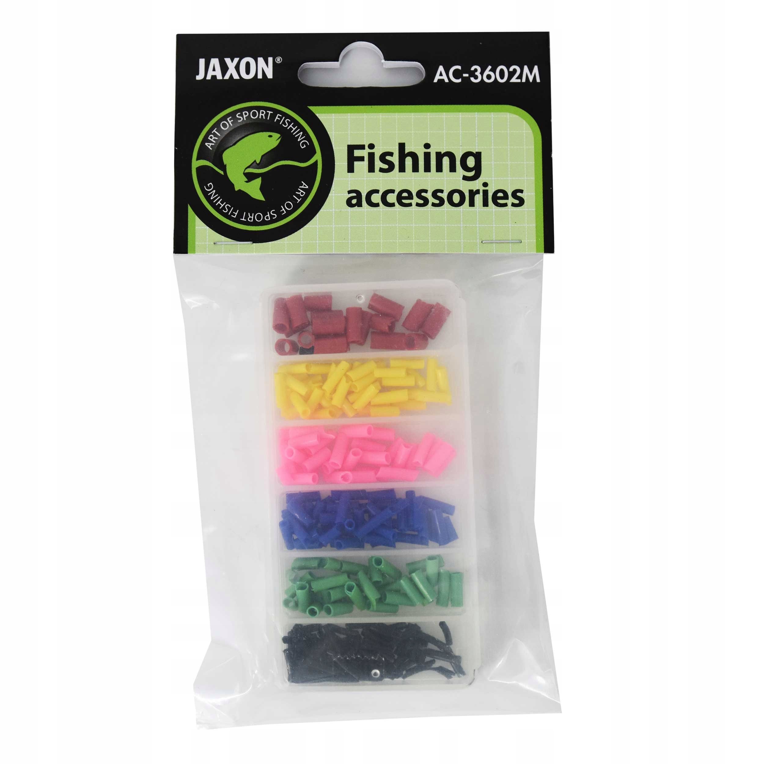 Zestaw wężyków do spławików w pudełku AC-3602M rozmiar M 1 opakowanie