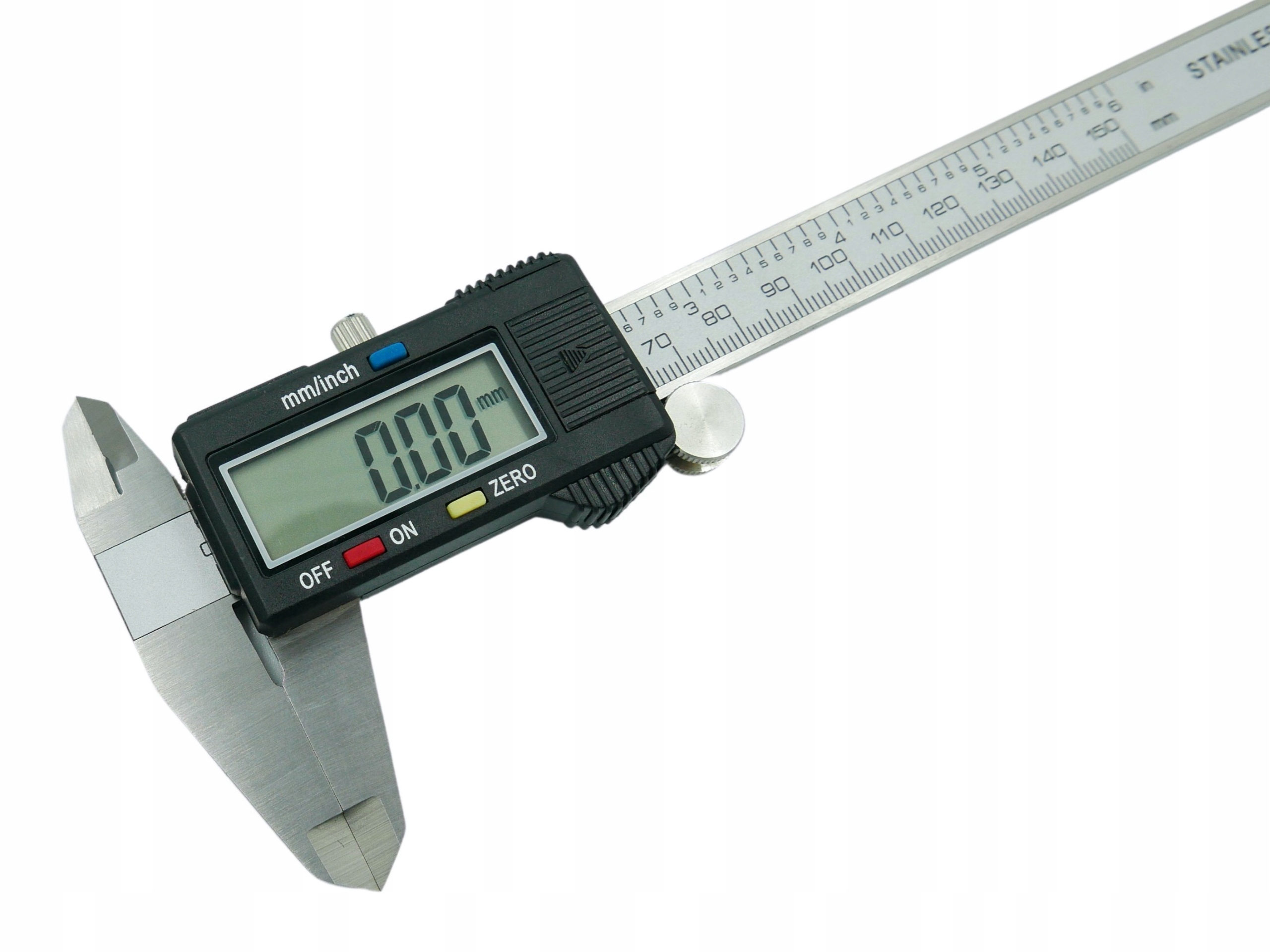 SUWMIARKA ELEKTRONICZNA CYFROWA L 150 mm METALOWA Maksymalny zakres pomiaru 150 mm